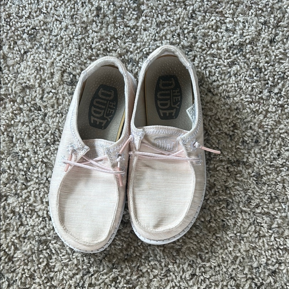 Hey Dude Kids' Light Pink Moccasins